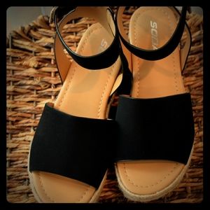 SODA Wedge Platform Sandal Heel